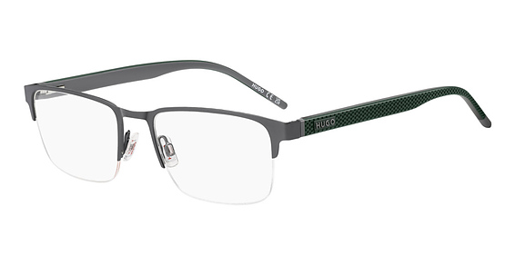 HUGO HG 1397/US - Matte Ruthenium Black, Stainless Steel, Rectangle frame