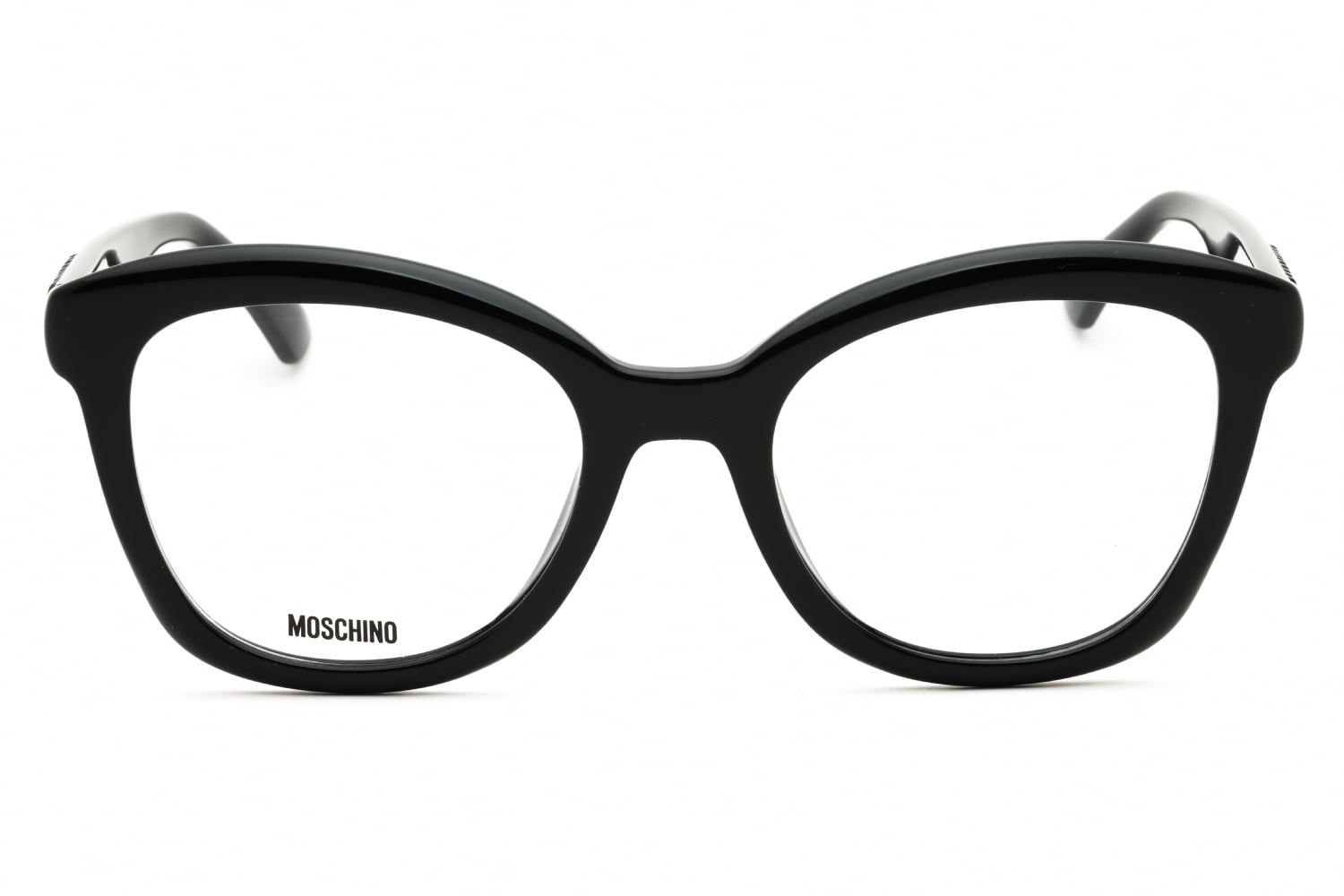 Moschino MOS636 - Black, Plastic, Rectangle frame