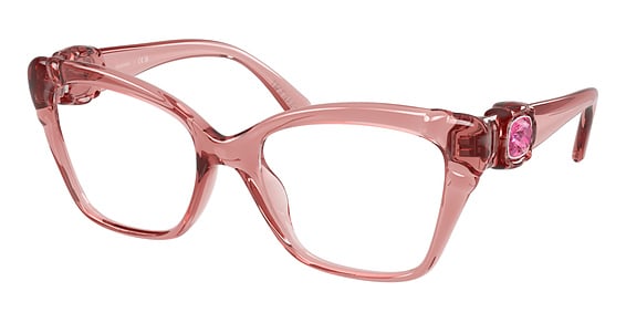 Swarovski SK2056U - Transparent Pink, Acetate, Cat Eye frame