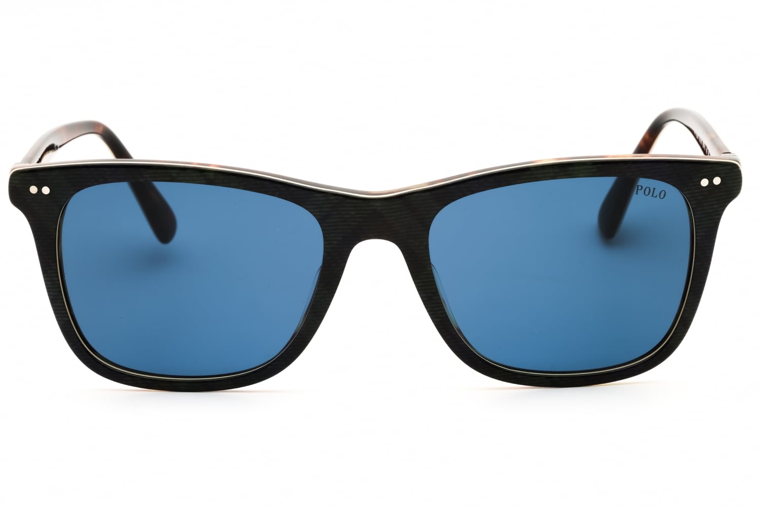 Polo 0PH4220U - Shiny Tartan Blue/green, Acetate, Rectangle frame