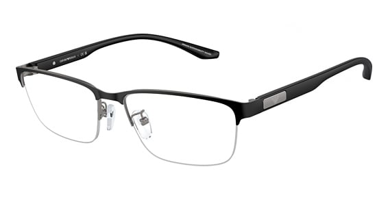 Emporio Armani EA1147 - Matte Gunmetal, Metal, Rectangle frame