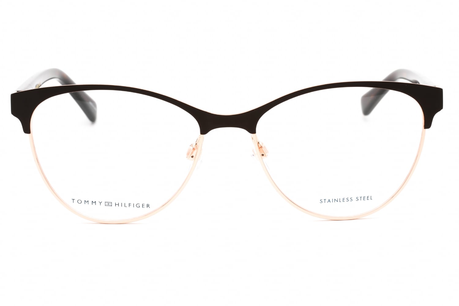Tommy Hilfiger TH 1886 - Mtbrw GLD, Acetate, Cat Eye frame