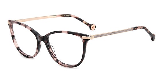 Carolina Herrera HER 0263 - Pink Havana, Acetate, Rectangle frame