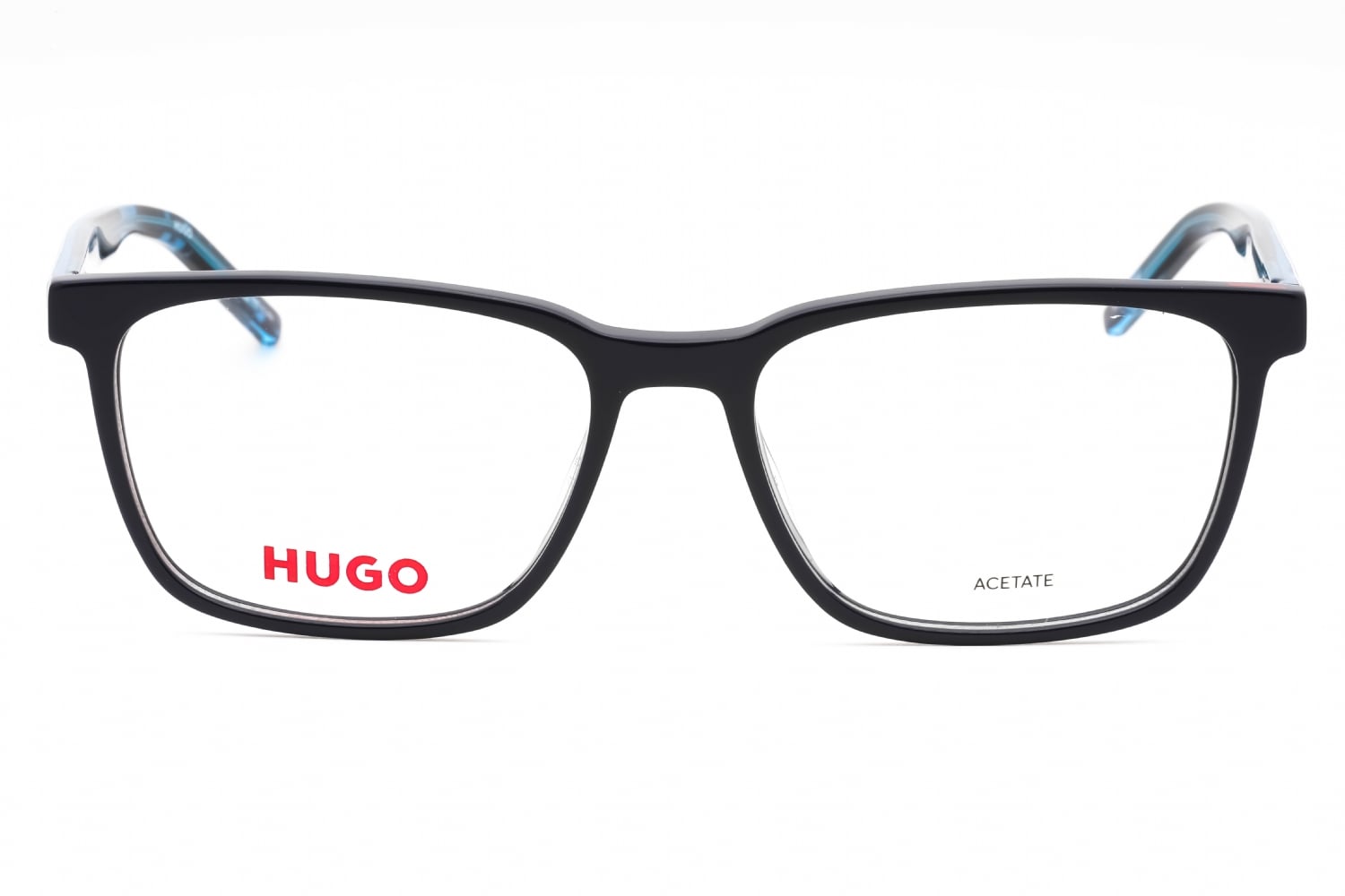 HUGO HG 1074 - Blue Pttr, Plastic, Rectangle frame