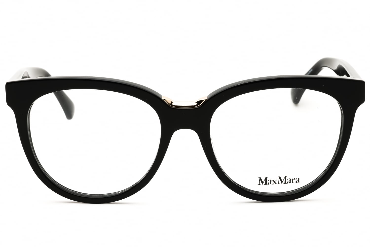 Max Mara MM5110 - Shiny Black, Acetate, Round frame