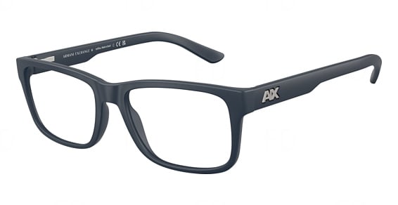 Armani Exchange AX3016 - Matte Navy Blue, Acetate, Rectangle frame