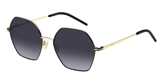 Hugo Boss BOSS 1589/S - 2m29o Blk Gold B, Mixed Materials, Cat Eye frame