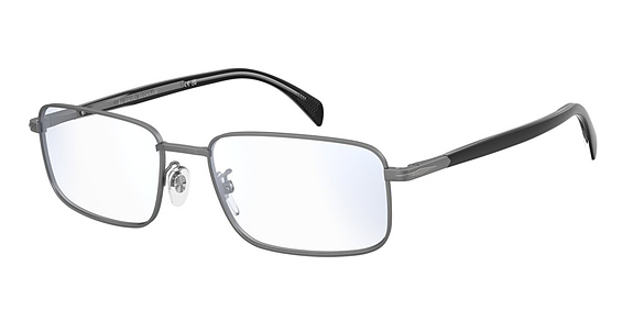 NWT Tom Ford FT5776-D Grey Rectangle 53mm Eyeglasses Tom Ford FT5776-D-B 020 Eyeglasses Grey 53mm Square Frame  main image 3