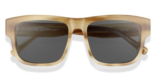 KITS Callum Sun - Grey, Acetate, Rectangle frame