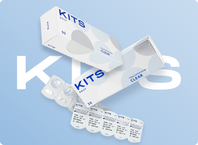 KITS Daily Silicone Hydrogel 30 Pack Contact Lenses